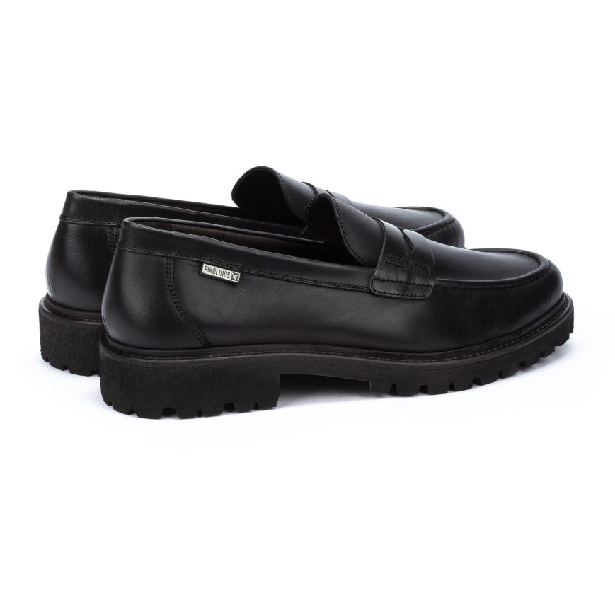 Men's Pikolinos TOLEDO Moccasins Black | NZ C2019Q7